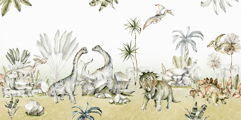 Фотообои Динозаврики для малышей